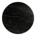 Round Marble and Acacia Dining Table with Storage 11 Round Marble and Acacia Dining Table with Storage