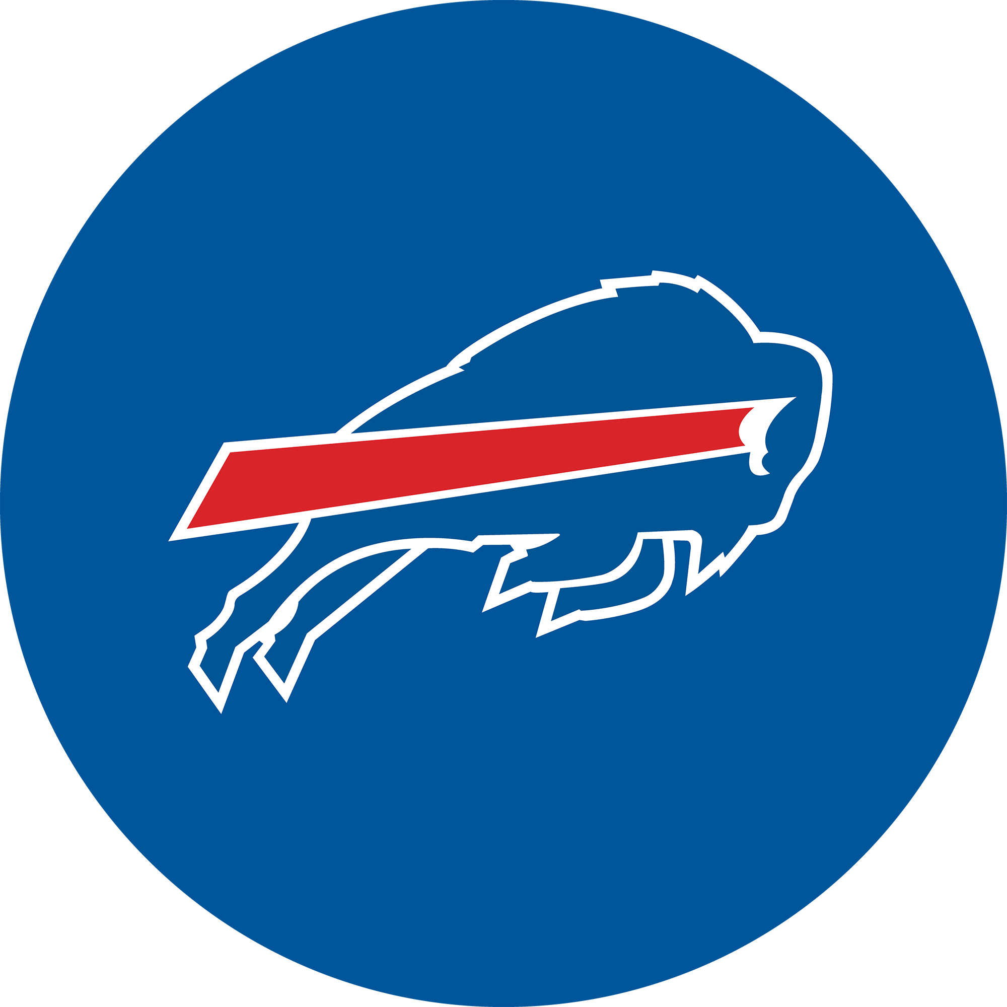buffalo bills chrome logo american crafted bar stool