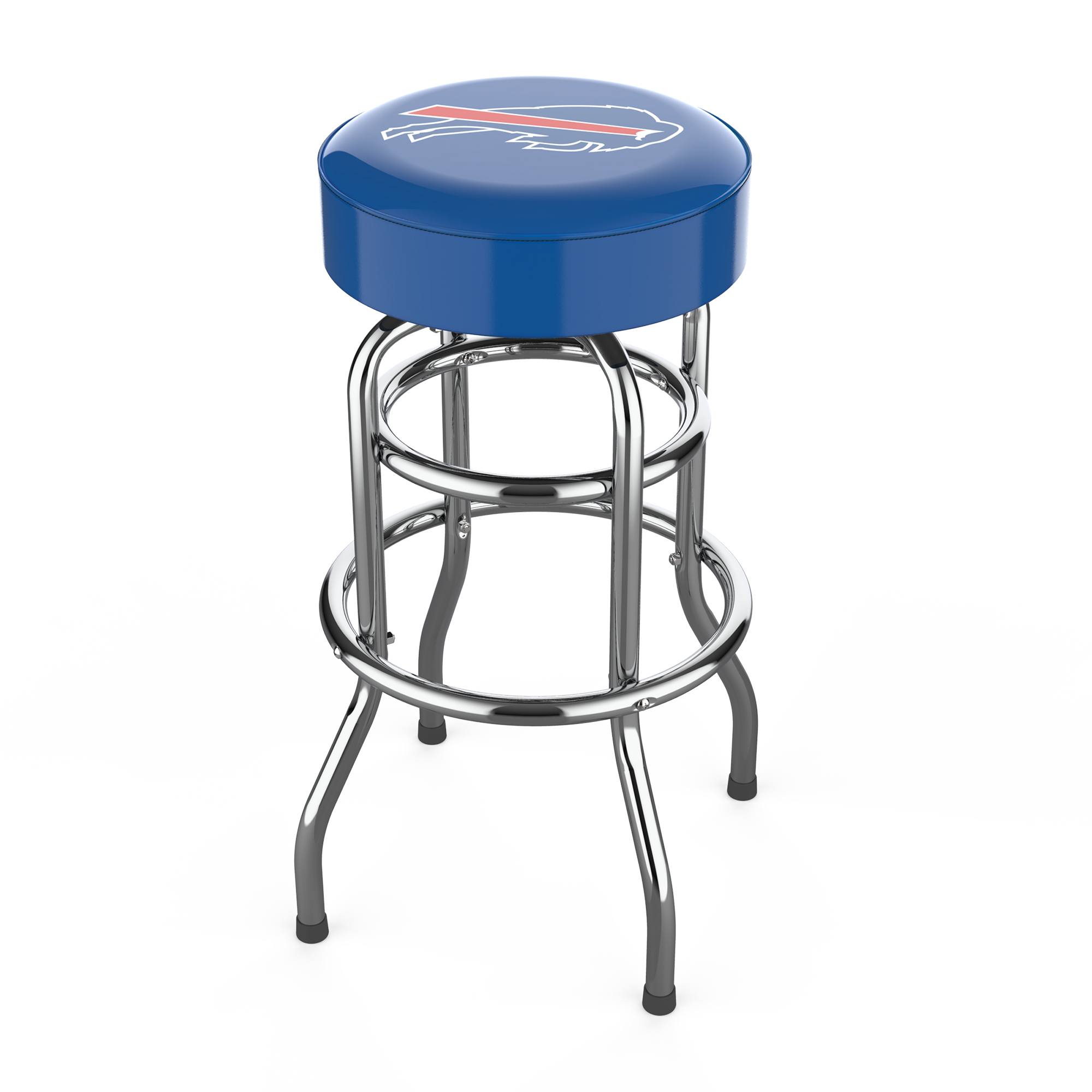 buffalo bills chrome logo american crafted bar stool