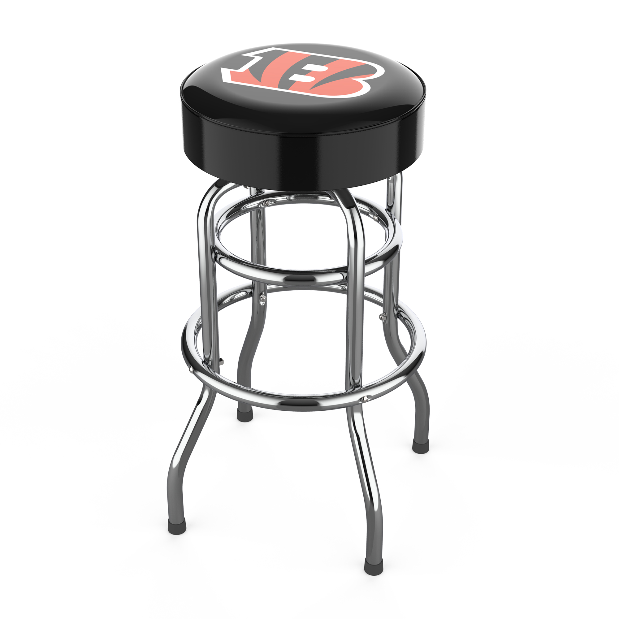 cincinnati bengals chrome logo bar stool american crafted