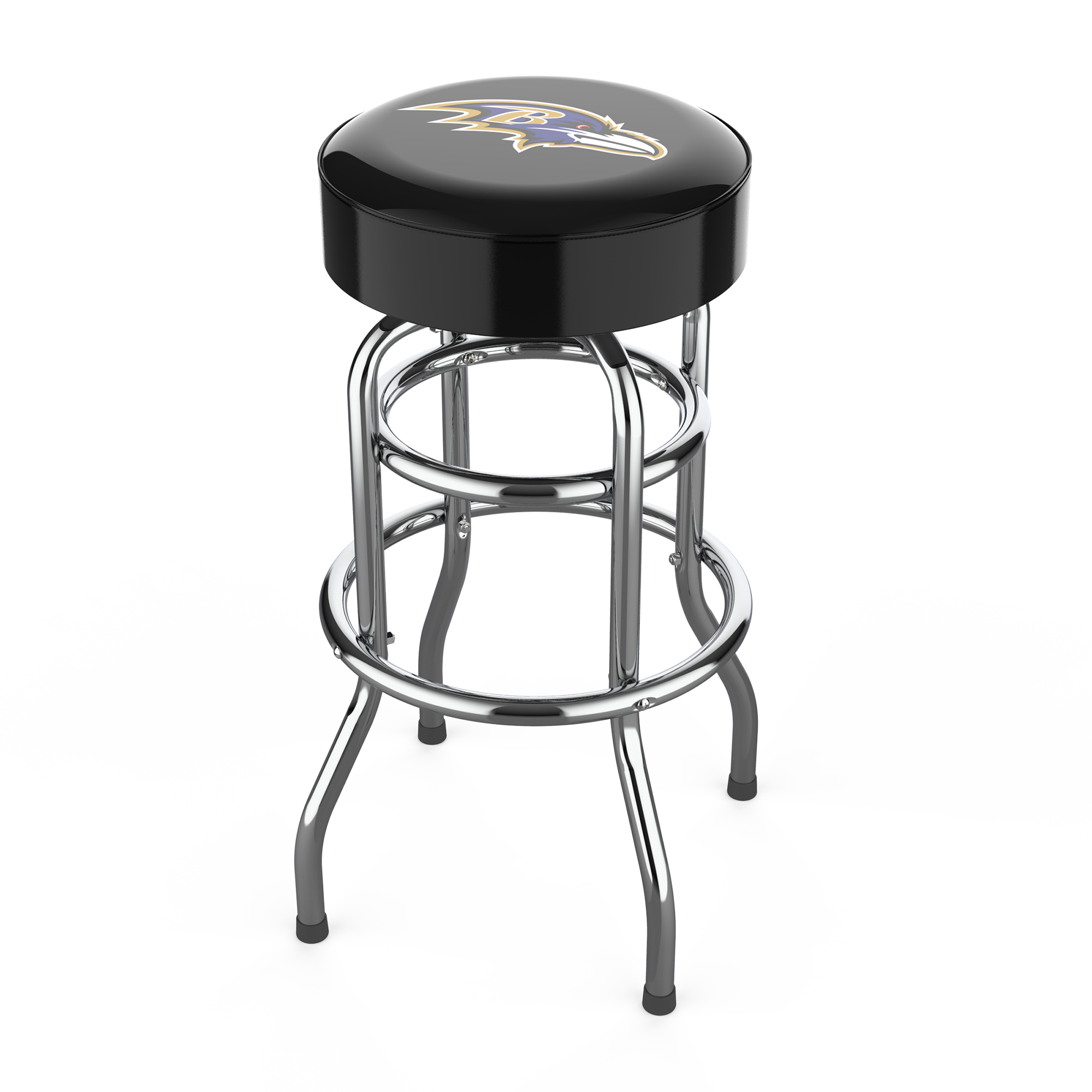 ravens chrome bar stool american crafted commercial grade