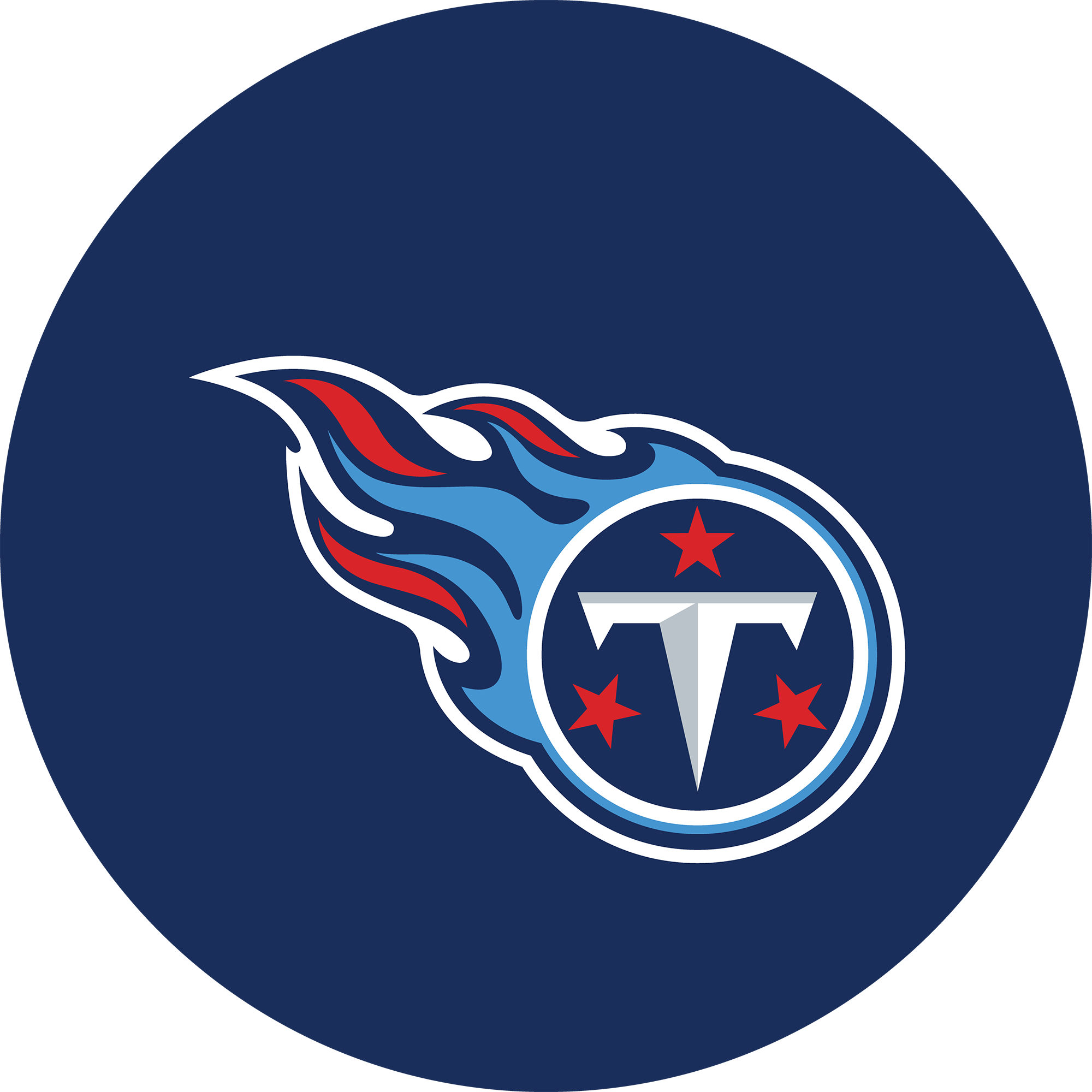 tennessee titans chrome logo american crafted bar stool