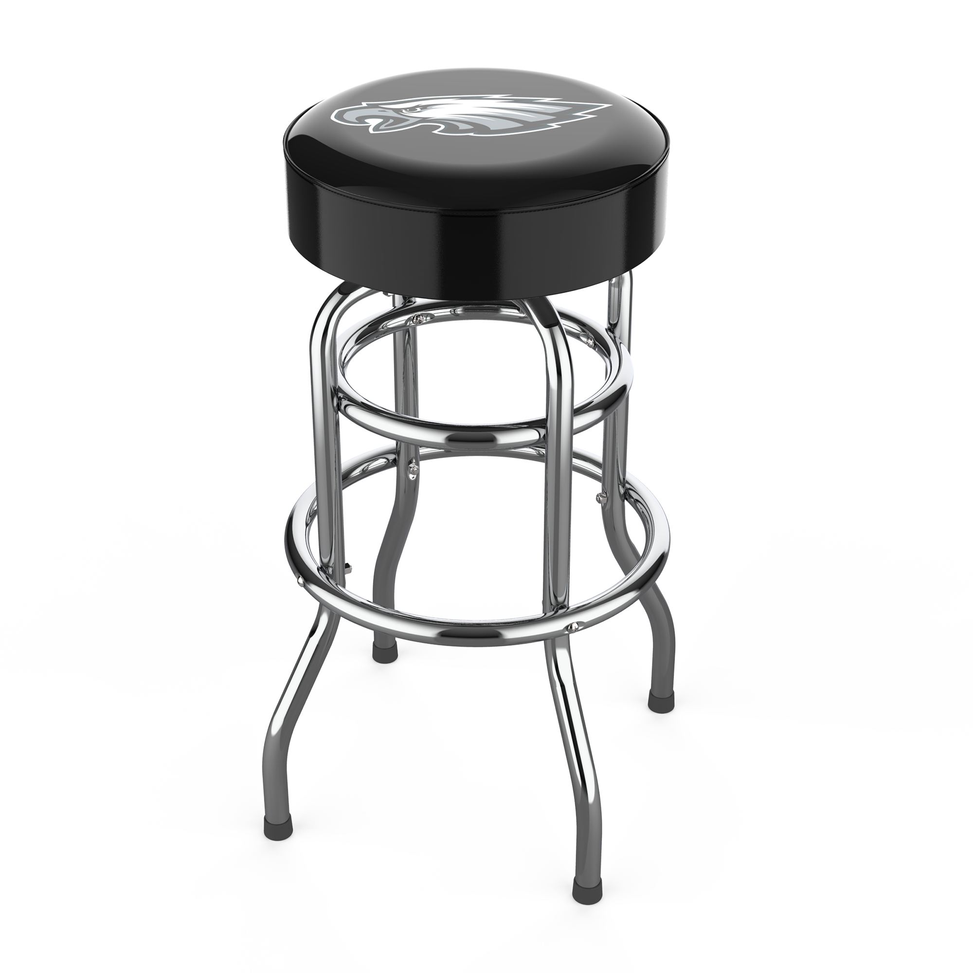 philadelphia eagles chrome logo bar stool