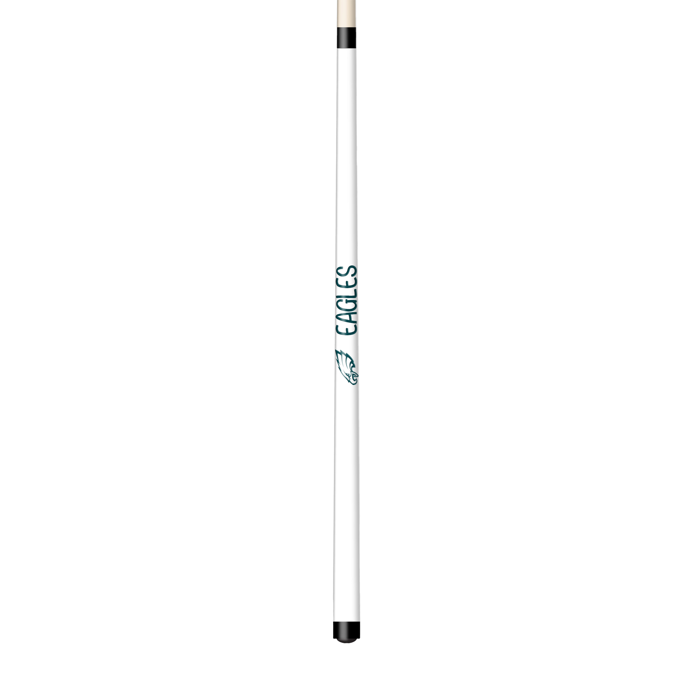 philadelphia eagles laser etched maple shorty billiard cue