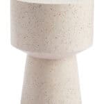 Terrazzo-Look Round Side Table with Rubber Feet Protection 8 Terrazzo-Look Round Side Table with Rubber Feet Protection