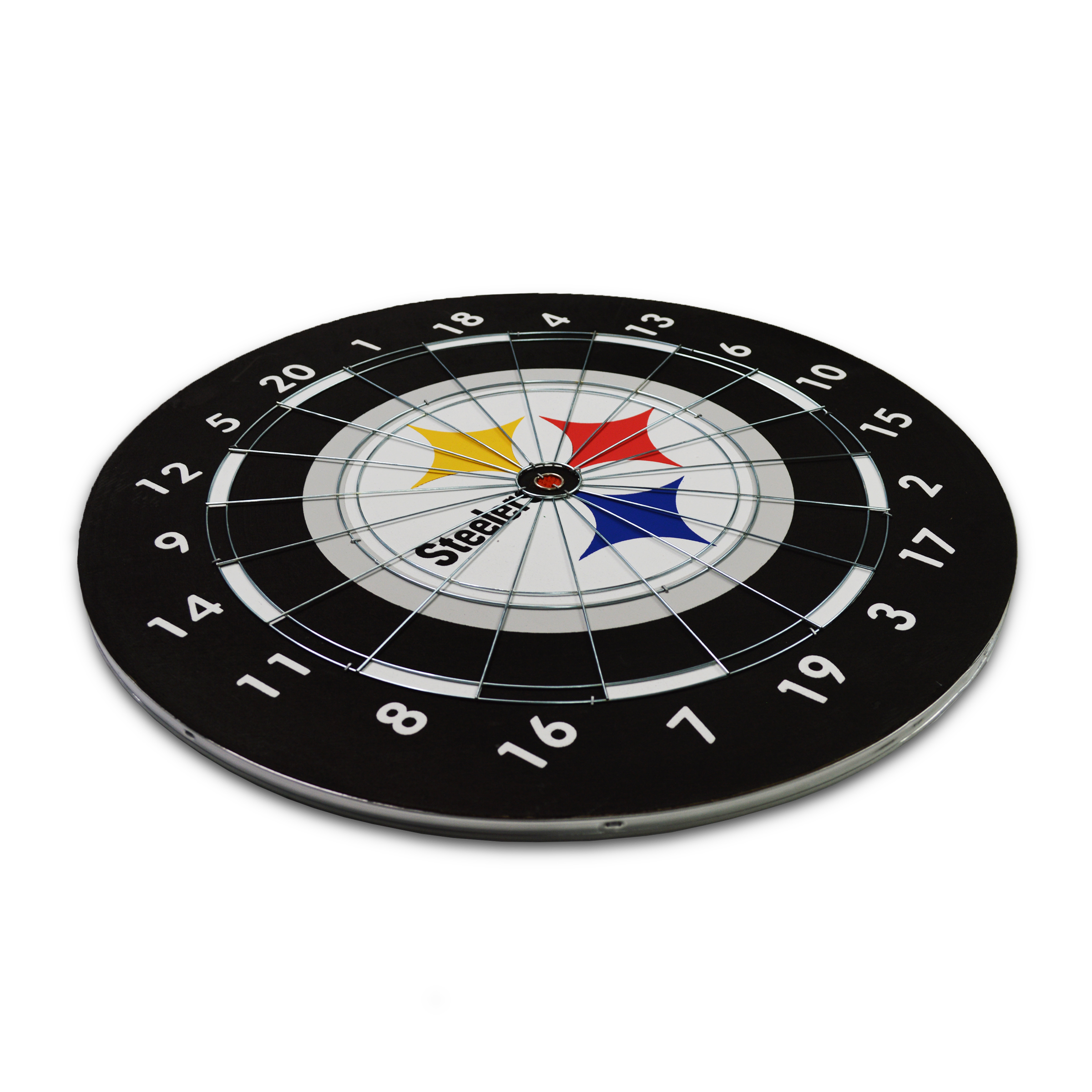 steelers paper dartboard set with darts