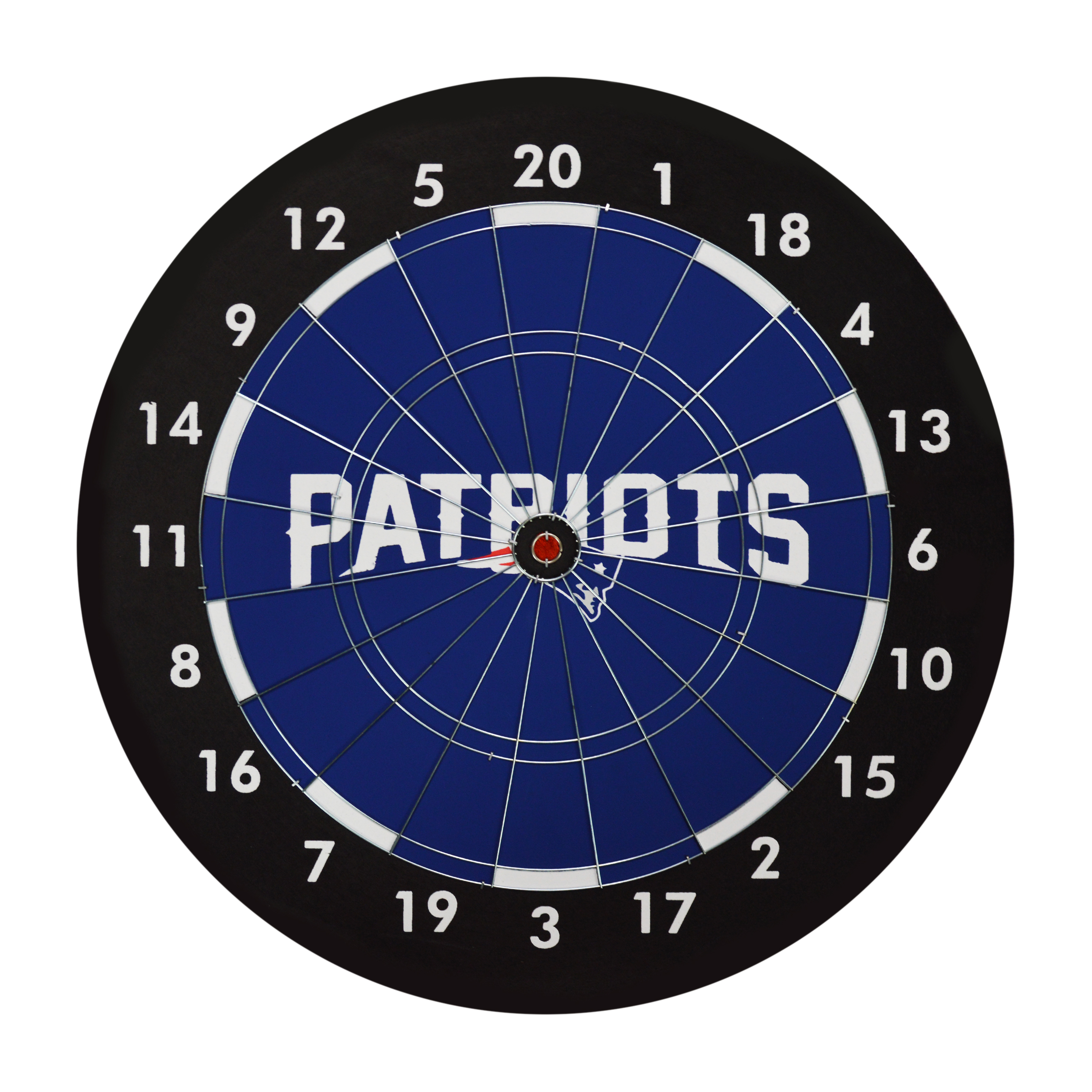 patriots paper dartboard set with darts