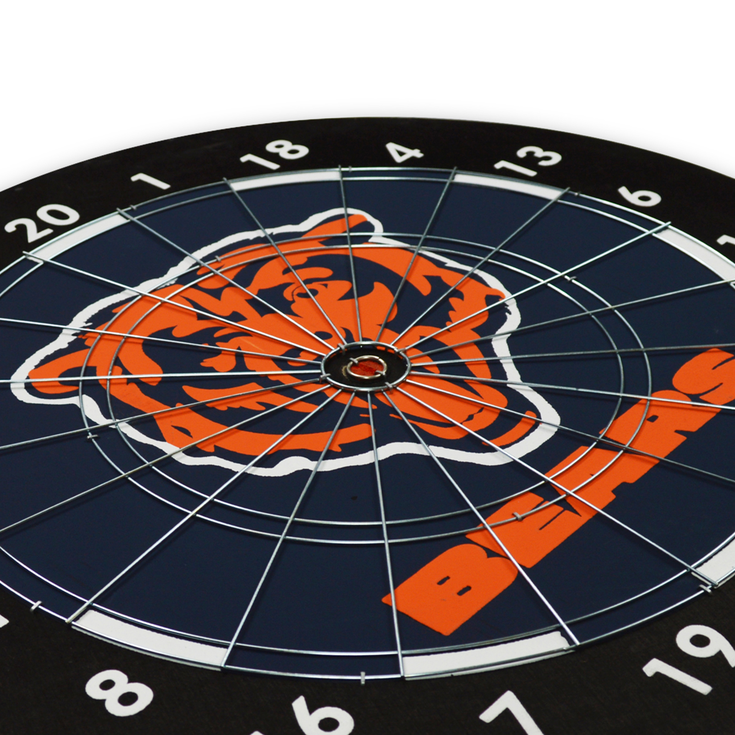 chicago bears paper dartboard set