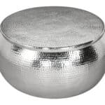 Modern Glam Round Aluminum Coffee Table 13 Modern Glam Round Aluminum Coffee Table