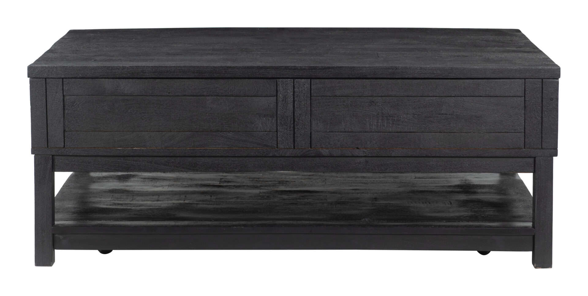 Acacia Lift Top Coffee Table with Hidden Storage and Caster Wheels 3 Acacia Lift Top Coffee Table with Hidden Storage and Caster Wheels - Image 3