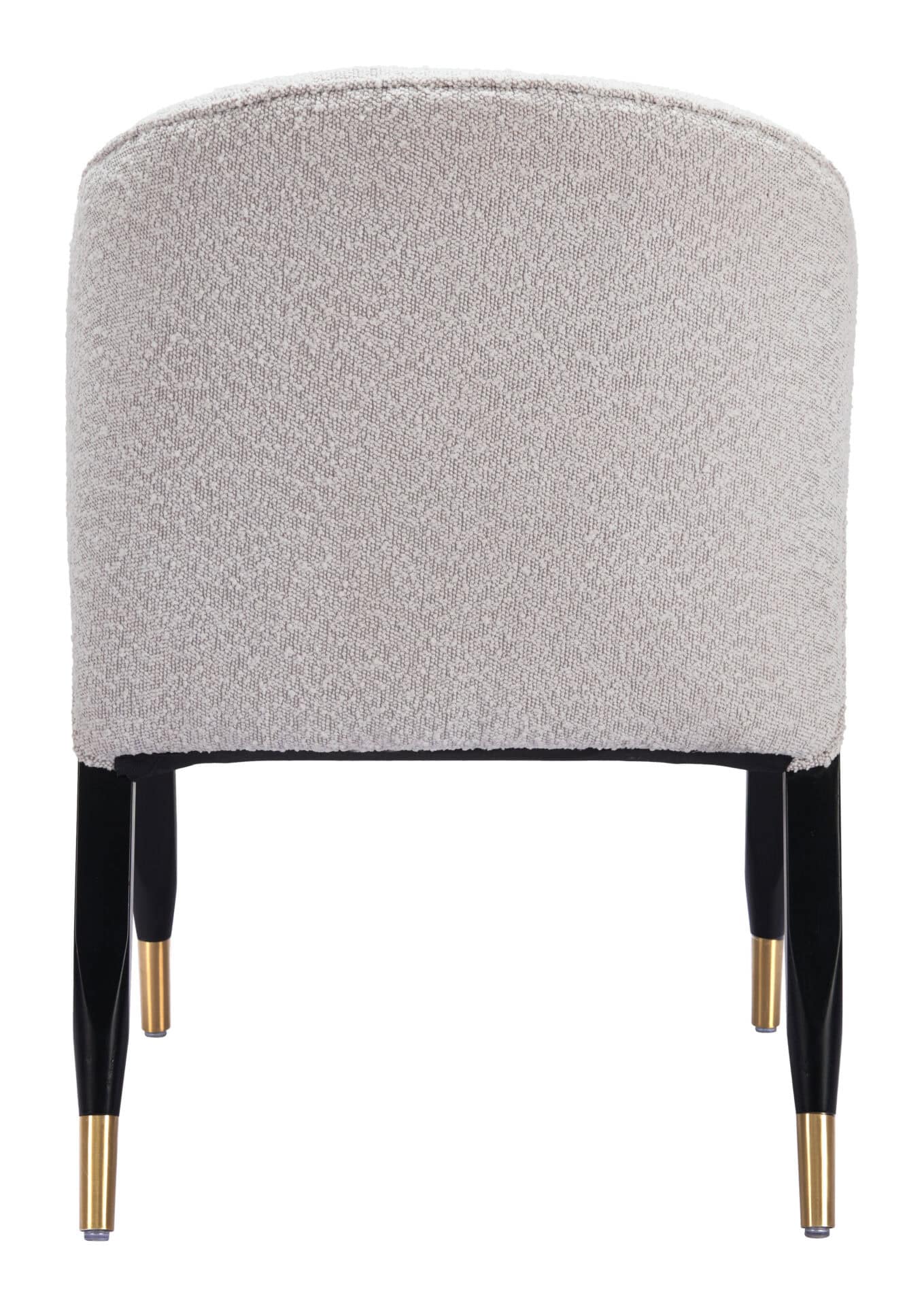 Misty Gray Dining Chair with Wood Frame and Stainless Steel Legs 6 Misty Gray Dining Chair with Wood Frame and Stainless Steel Legs - Image 6