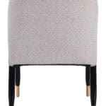 Misty Gray Dining Chair with Wood Frame and Stainless Steel Legs 15 Misty Gray Dining Chair with Wood Frame and Stainless Steel Legs
