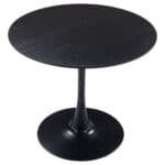 Round Pedestal Dining Table for Kitchen, Living Room, or Bar 8 Round Pedestal Dining Table for Kitchen, Living Room, or Bar