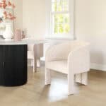 Beige Accent Chair with Durable Polyester Fabric and Armrest Support 12 Beige Accent Chair with Durable Polyester Fabric and Armrest Support