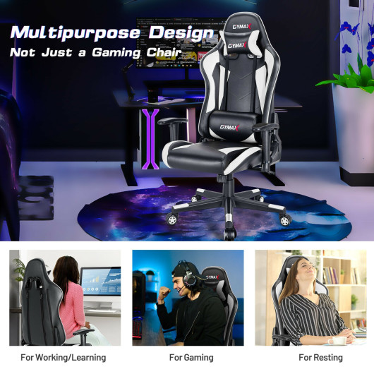 Ergonomic High Back Adjustable Racing Style Gaming Chair 6 Ergonomic High Back Adjustable Racing Style Gaming Chair - Image 6