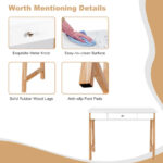 Multi-Purpose Desk with Drawer for Home Office and Storage
