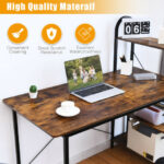 48-Inch Reversible Computer Desk with Shelves for Small Spaces 20 48-Inch Reversible Computer Desk with Shelves for Small Spaces