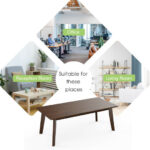 Minimalist Wooden Coffee Table with Scratch-Resistant Top and Storage 14 Minimalist Wooden Coffee Table with Scratch-Resistant Top and Storage