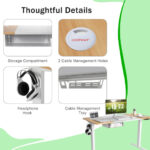 Adjustable Sit to Stand Desk with USB Port Natural 14 Adjustable Sit to Stand Desk with USB Port Natural