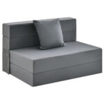 Tri-Fold Sofa Bed Mattress with Pillow for Compact Spaces
