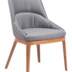 Slate Gray Dining Chairs with Ash Wood Legs (Set of 2) 13 Slate Gray Dining Chairs with Ash Wood Legs (Set of 2)