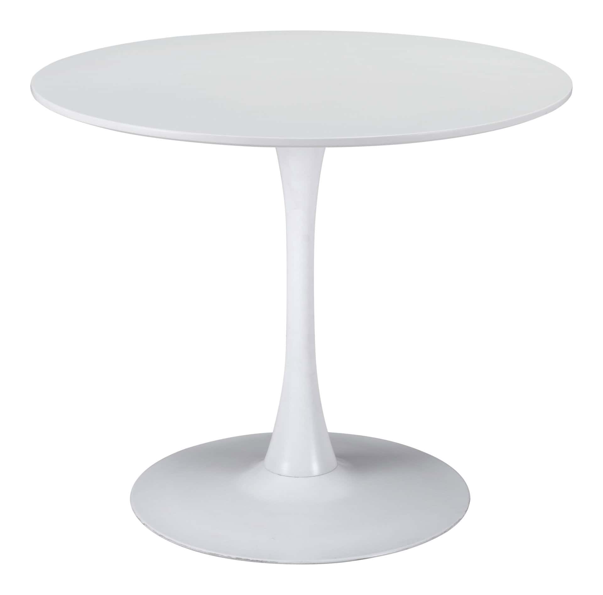Modern Round Pedestal Dining Table for Kitchen, Bar, or Office 14 Modern Round Pedestal Dining Table for Kitchen, Bar, or Office