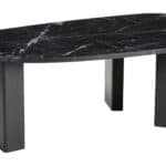 Black Marble Top Coffee Table with Minimalist Design and Durability 8 Black Marble Top Coffee Table with Minimalist Design and Durability
