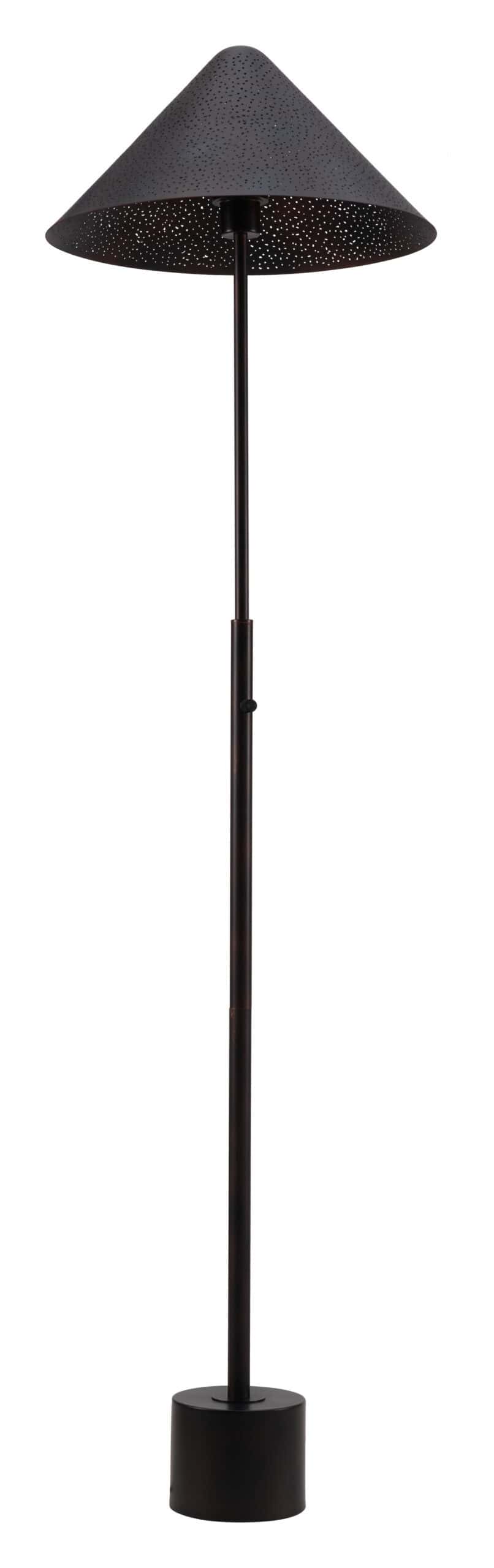 Industrial Bronze Floor Lamp with Dimmable Rotary Switch 11 Industrial Bronze Floor Lamp with Dimmable Rotary Switch