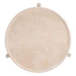 Round Travertine-Style Marble Coffee Table with Minimalist Design 10 Round Travertine-Style Marble Coffee Table with Minimalist Design