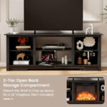 70 Inch TV Stand with Adjustable Shelves and Storage 35 70 Inch TV Stand with Adjustable Shelves and Storage