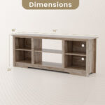 70 Inch TV Stand with Adjustable Shelves and Storage 40 70 Inch TV Stand with Adjustable Shelves and Storage