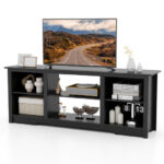 70 Inch TV Stand with Adjustable Shelves and Storage 31 70 Inch TV Stand with Adjustable Shelves and Storage