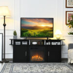 70 Inch TV Stand with Cabinets and Shelves for Storage 23 70 Inch TV Stand with Cabinets and Shelves for Storage