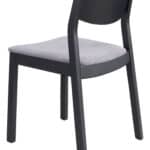 Mid-Century Modern Gray and Black Dining Chairs (Set of 2) 15 Mid-Century Modern Gray and Black Dining Chairs (Set of 2)