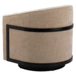 Velvet Swivel Accent Chair with Steel Base in Golden Beige 12 Velvet Swivel Accent Chair with Steel Base in Golden Beige