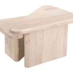 Natural Acacia Wood Boho Coffee Table Set with Triangular Tops (Set of 2) 14 Natural Acacia Wood Boho Coffee Table Set with Triangular Tops (Set of 2)