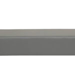 72" Gray and Black Genuine Leather Modern Upholstered Bench 8 72" Gray and Black Genuine Leather Modern Upholstered Bench