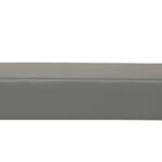72" Gray and Black Genuine Leather Modern Upholstered Bench 10 72" Gray and Black Genuine Leather Modern Upholstered Bench