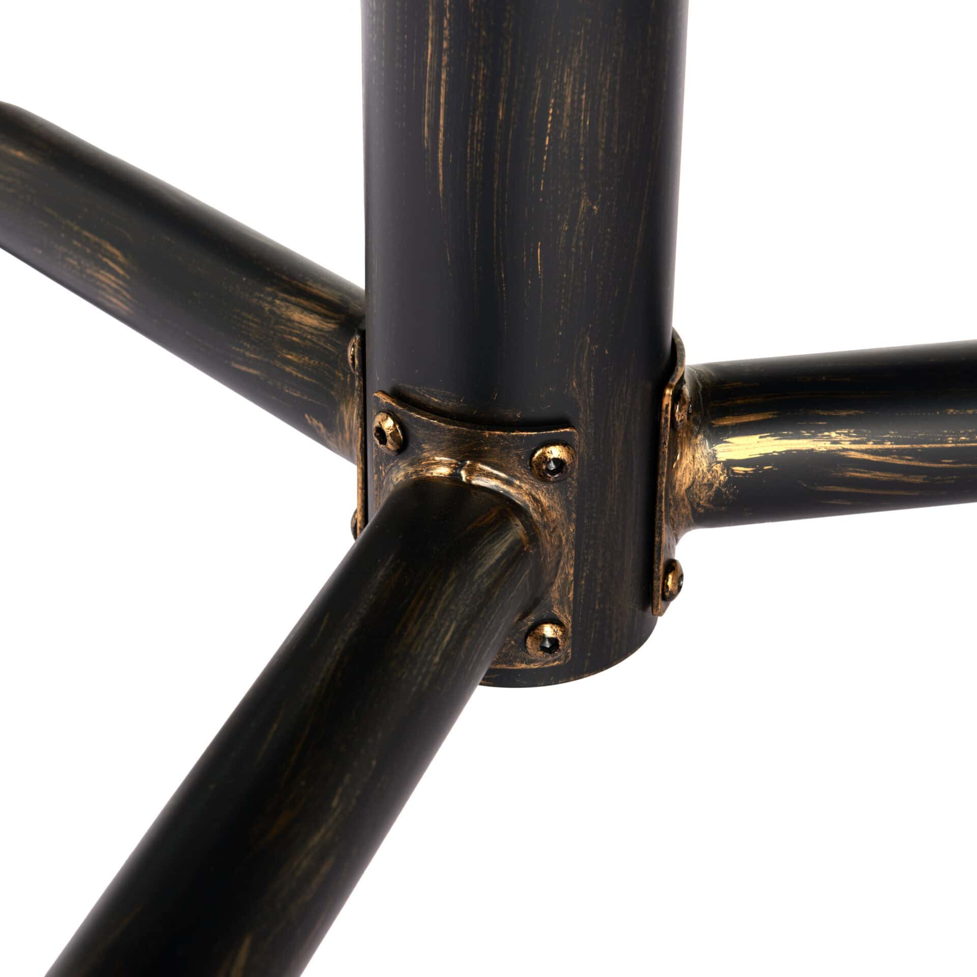 Modern Industrial Dining Table with Steel Frame and Laminate Top 6 Modern Industrial Dining Table with Steel Frame and Laminate Top - Image 6