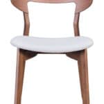 Retro Modern Walnut Dining Chair with Gray Cushion (Set of 2) 11 Retro Modern Walnut Dining Chair with Gray Cushion (Set of 2)