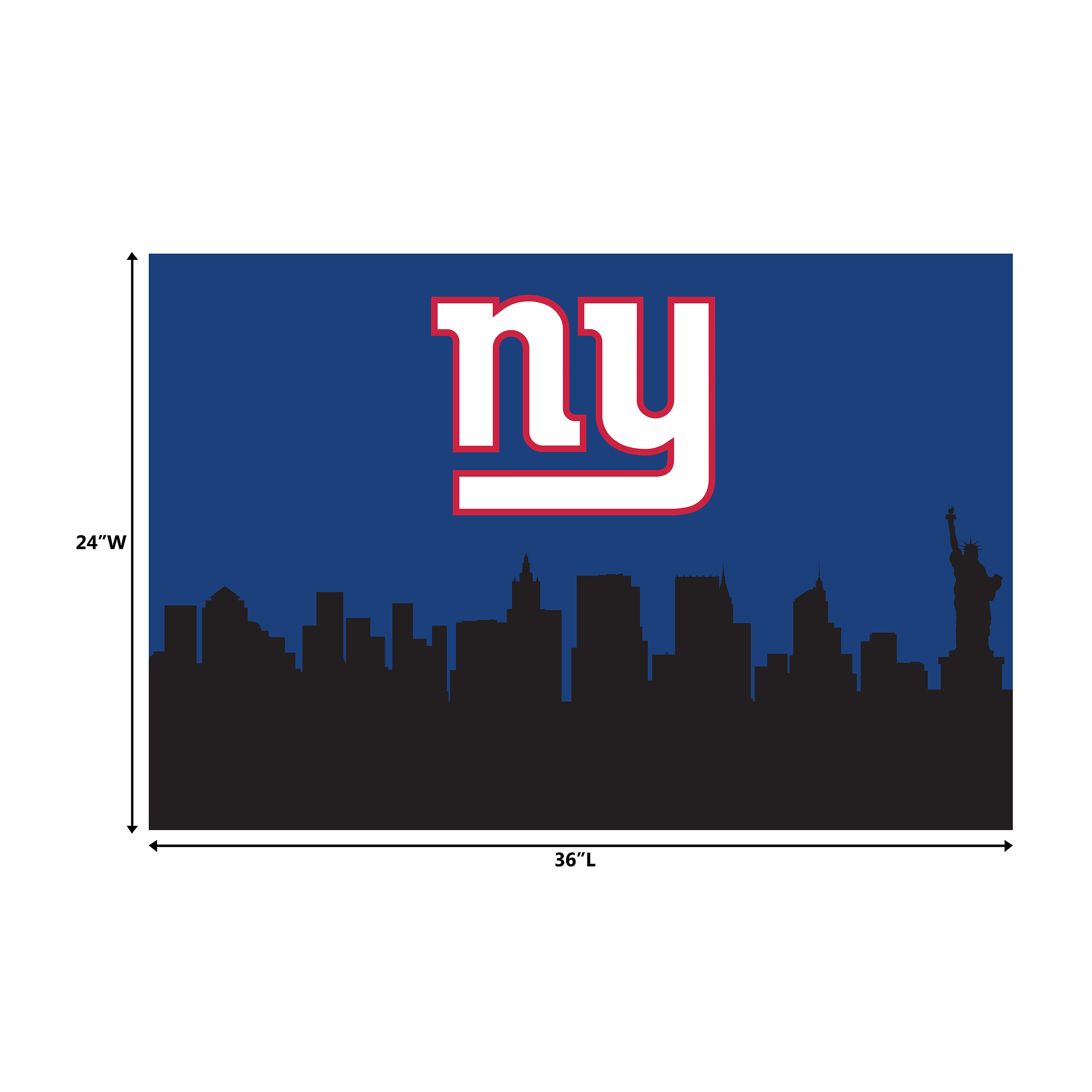giants cityscape washable area rug 2x3 hometown collection