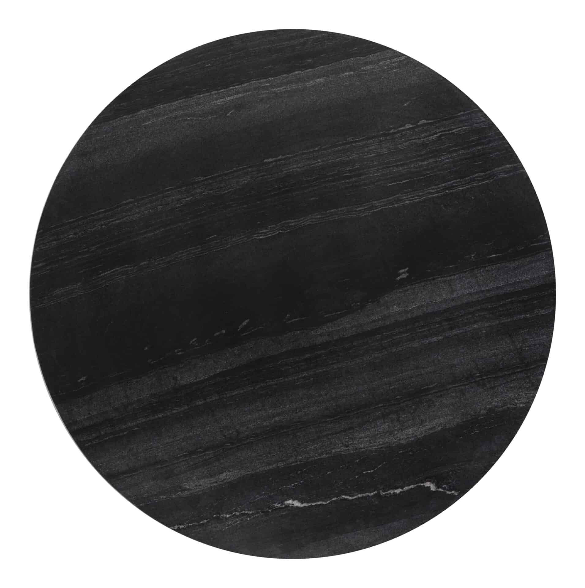 Black and Gold Round Marble Dining Table for 4 9 Black and Gold Round Marble Dining Table for 4 - Image 9