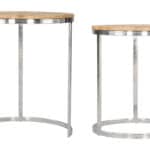 Natural Acacia Wood Coffee and Side Table Set (Set of 2) 15 Natural Acacia Wood Coffee and Side Table Set (Set of 2)