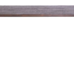 Espresso Wood Dining Table with Rubberwood Frame