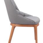Slate Gray Dining Chairs with Ash Wood Legs (Set of 2) 9 Slate Gray Dining Chairs with Ash Wood Legs (Set of 2)