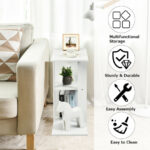 Modern 3 Tier End Table with Storage Shelf 10 Modern 3 Tier End Table with Storage Shelf