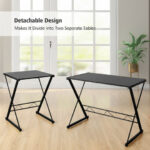 Space-Saving Reversible L-Shaped Desk with Shelf and CPU Stand 23 Space-Saving Reversible L-Shaped Desk with Shelf and CPU Stand