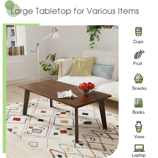 Minimalist Wooden Coffee Table with Scratch-Resistant Top and Storage 6 Minimalist Wooden Coffee Table with Scratch-Resistant Top and Storage - Image 6