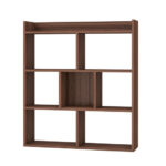 7 Cube Open Back Bookshelf with Anti-Tip Safety Features