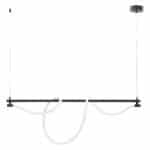 Sleek Modern Ceiling Lamp with Adjustable Silicon LED Light Tube 12 Sleek Modern Ceiling Lamp with Adjustable Silicon LED Light Tube